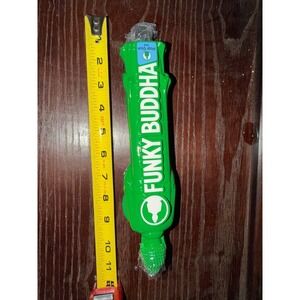 New in Box Funky Buddha Hop Gun IPA Green Tap Handle 11" Bar Decor Collectible